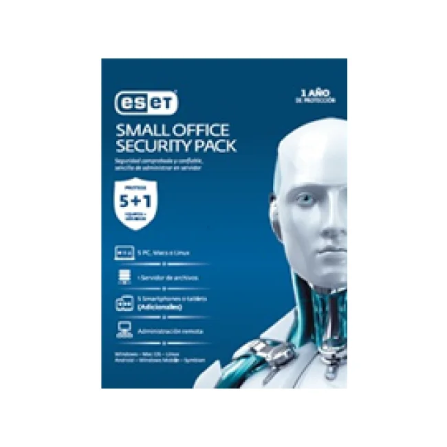 ESET Small Office Security Pack Seguridad antivirus Base Español 5 licencia(s) 1 Año(s)