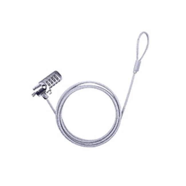 TechZone TZCCL-3 cable antirrobo Negro 1.8 m image 2