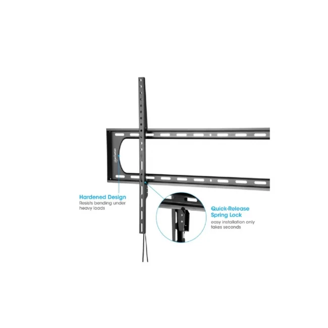Manhattan 461917 soporte para TV 3.05 m (120") Negro image 4