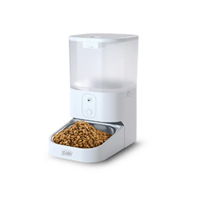 COMEDERO INTELIGENTE CON CAMARA PARA MASCOTAS DE 6 LITROS MANEJO CON APP CON PLATO DE ACERO INOXIDABLE PARA PERROS Y GATOS