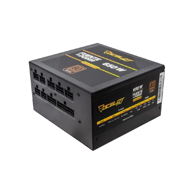 Ocelot Gaming OPS650 unidad de fuente de alimentación 650 W 20+4 pin ATX ATX Negro image 4