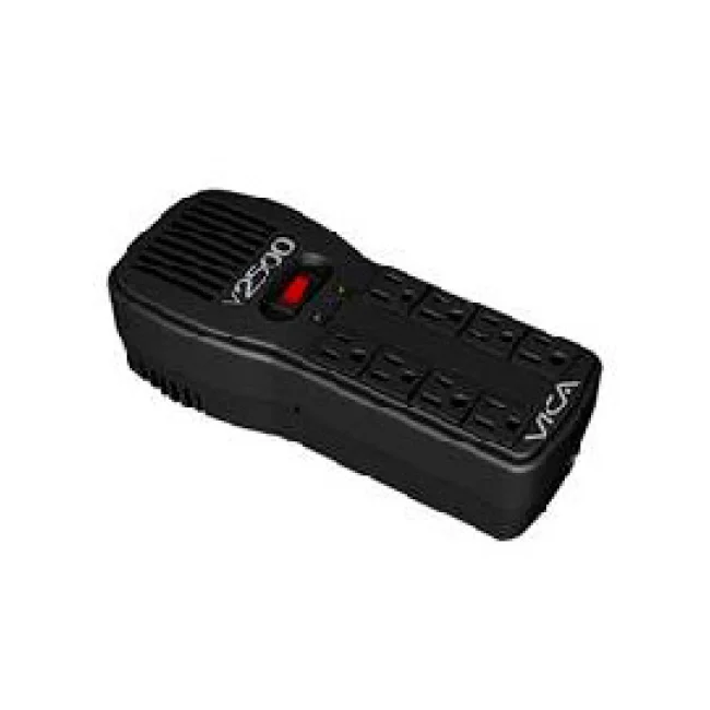 Vica V2500 supresor de picos Negro 8 salidas AC 100-127 V