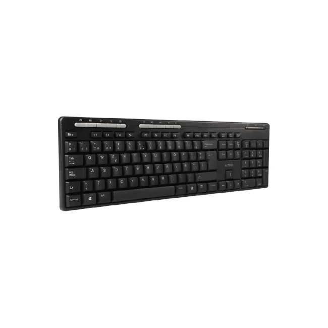 Acteck TM100 teclado RF inalámbrica + USB QWERTY Negro image 4