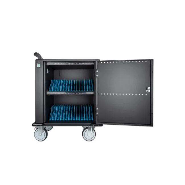 Manhattan 716000 carrito o armario de dispositivo portátil Carrito de manejo de dispositivos portátiles Negro image 4