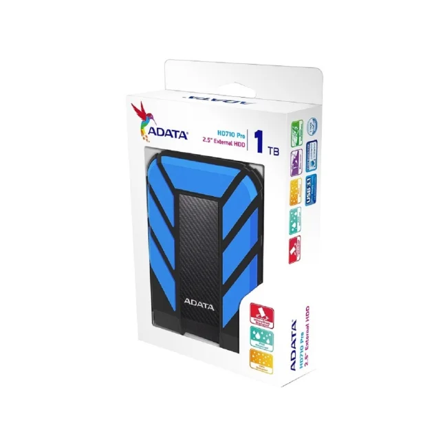 ADATA HD710 Pro disco duro externo 1 TB 2.5" Micro-USB B 3.2 Gen 1 (3.1 Gen 1) Negro, Azul image 5