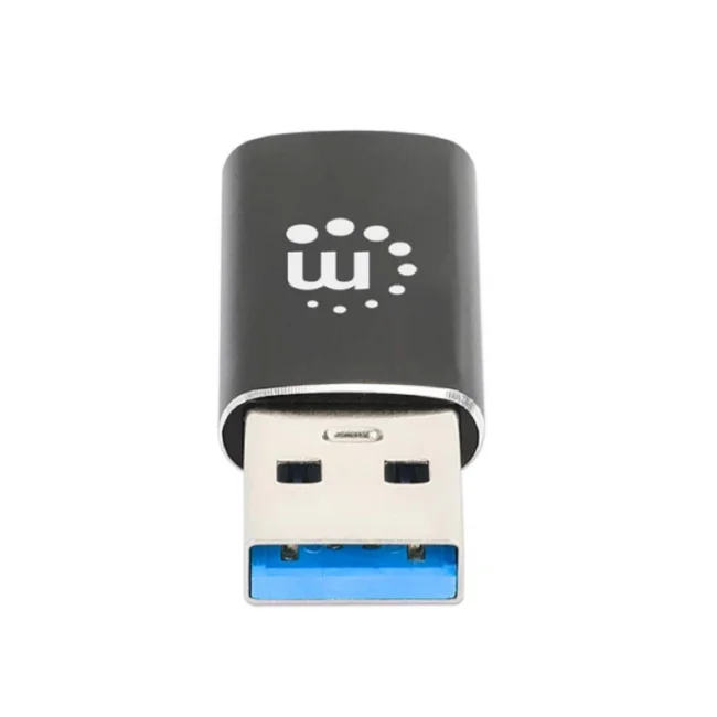 Manhattan 153980 cambiadores de género de cables USB A USB C Negro image 5