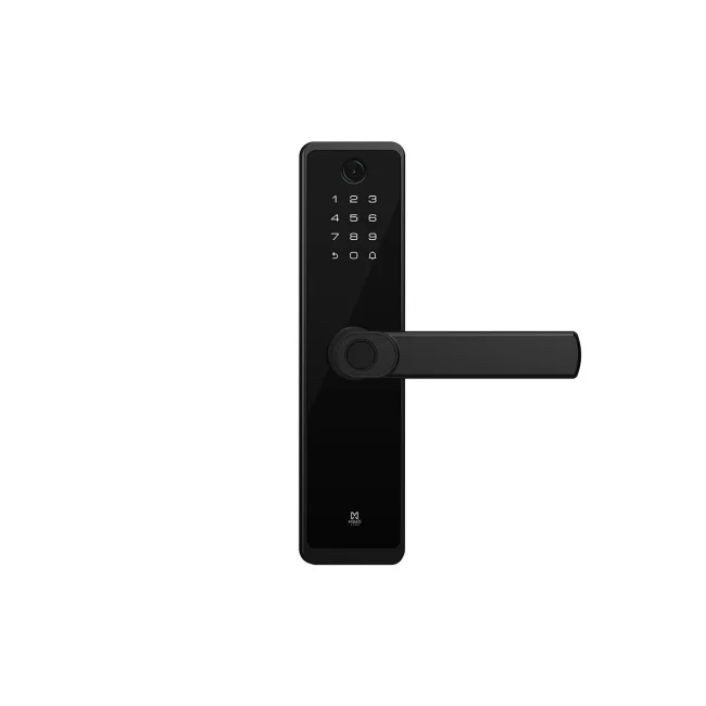 CERRADURA INTELIGENTE CON CáMARA Y TIMBRE, DETECCIóN DE HUELLA DACTILAR, TARJETA RFID, CONECTIVIDAD WIFI, COMBINACIóN NUMéRICA Y LLAVE FíSICA, DE ALEACIóN DE ALUMINIO Y CRISTAL TEMPLADO. image 5