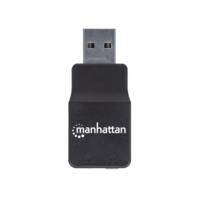 Manhattan Adaptador de Sonido Estéreo USB de Alta Velocidad image 4