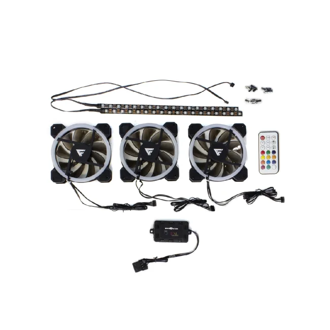 Game Factor FKG400 sistema de refrigeración de computadora Gabinete de la computadora Ventilador 12 cm Negro image 4