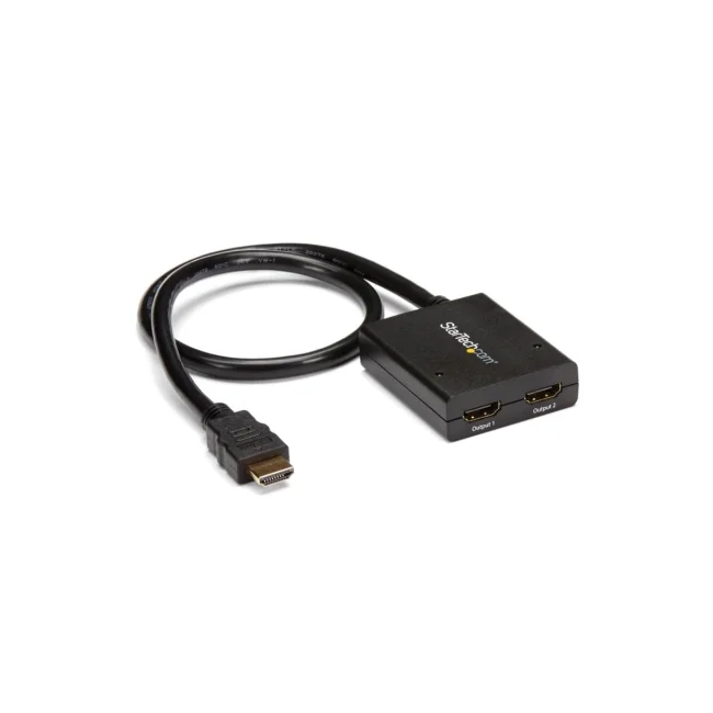 StarTech.com Divisor de Video HDMI de 2 Puertos - Splitter HDMI 4k 30Hz de 2x1 Alimentado por USB image 3
