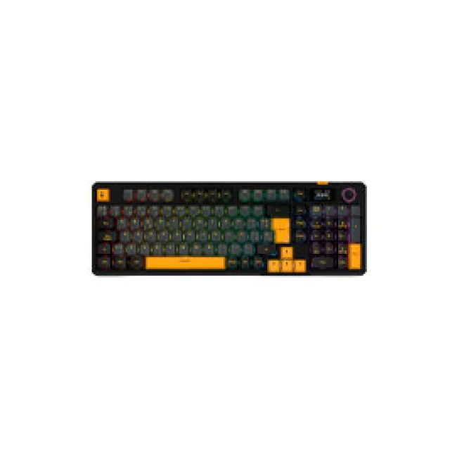 Teclado Gamer Inalámbrico DEFEAT LEVEL GK3 Balam Rush Pantalla Inteligente IPS 1.14 pulgadas