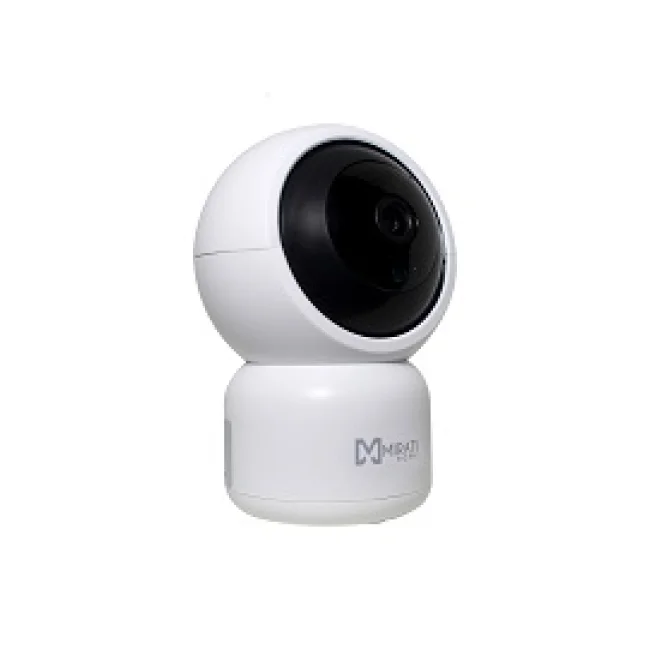 CAMARA MIRATI IP INALAMBRICA 2MP/ WIFI / PTZ PAN-TILT /1080P FULL HD / LENTE 3.6MM / P2P / AUDIO 2 VIAS / VISION NOCTURNA / ALMACENAMIENTO MICRO SD / SMART HOME
