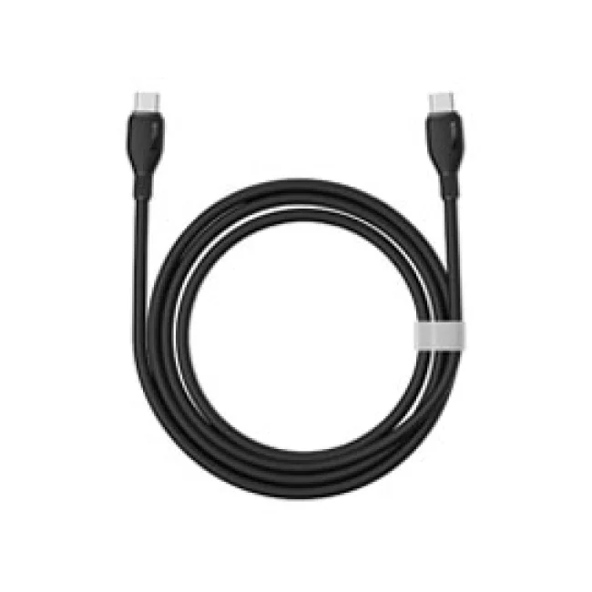 CABLE DE CARGA RPIDA BASEUS, TIPO C A TIPO C, CABLE DE CARGA 100 W, 5 A, 2 M, COLOR NEGRO