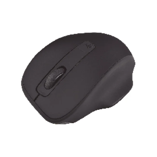 MOUSE OPTICO QUARONI INALAMBRICO 4 BOTONES COLOR NEGRO CON AJUSTE DE DPI 1600/1200/800