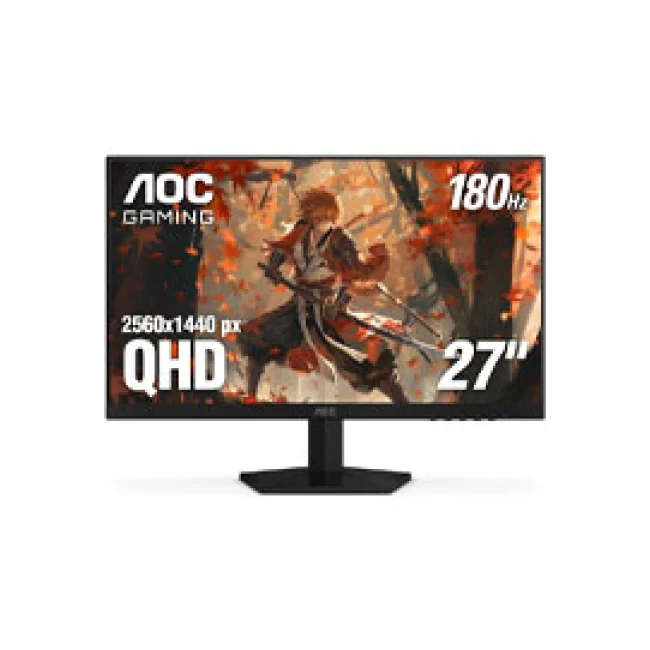 AOC G4 Q27G4XN monitor de computadora 68.6 cm (27") 2560 x 1440 Pixeles Quad HD LCD Negro, Gris
