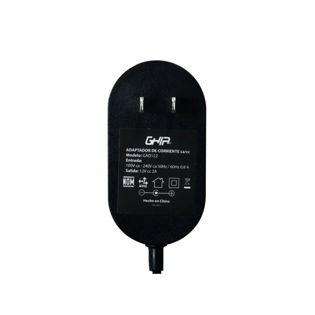 Ghia GAD122 adaptador e inversor de corriente Interior Negro image 7