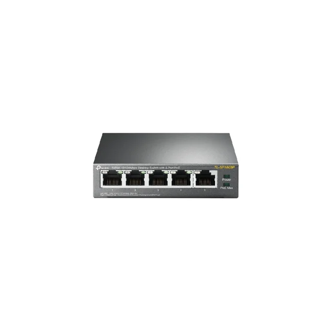 TP-Link TL-SF1005P dispositivo de redes No administrado Fast Ethernet (10/100) Energía sobre Ethernet (PoE) Negro image 9