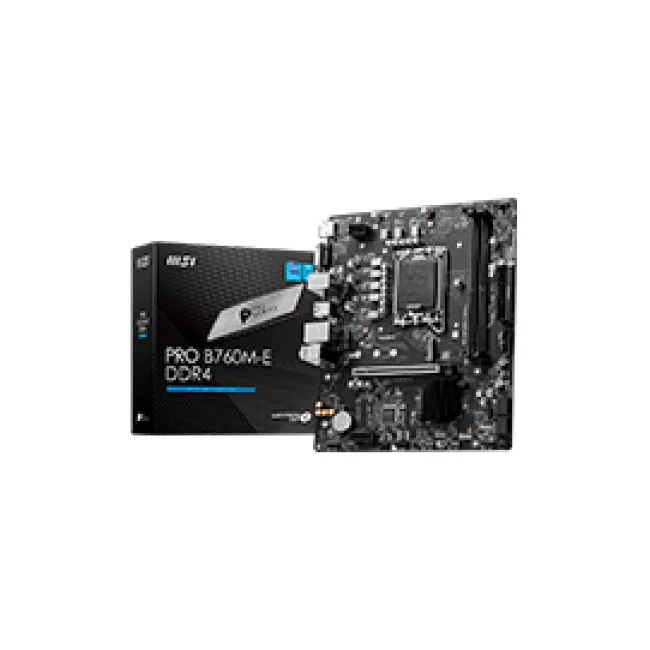 MSI PRO B760M-E DDR4 placa base Intel B760 LGA 1700 Micro ATX