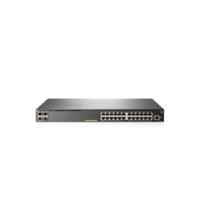 HPE Aruba 2930F 24G PoE+ 4SFP Gestionado L3 Gigabit Ethernet (10/100/1000) Energía sobre Ethernet (PoE) 1U Gris