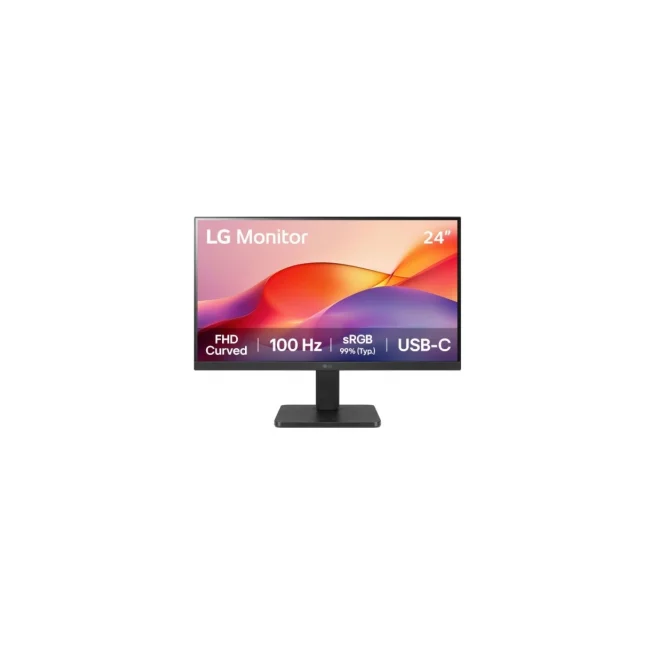 MONITOR PC LG 24U421A-B CURVO FHD 23.8,USB-C,100HZ,PANEL VA,1920X1080,16:9,SRGB 99%,250CD/M2,TR5MS,CONTR 3000:1,HDMI,1500R,HDR10,DINAMIC ACTION,BLACK STABILIZER,FLICKER SAFE,VESA 100X100. image 2