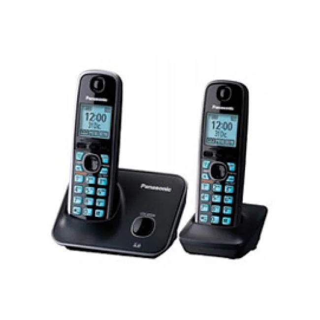 Panasonic KX-TG4112ME Teléfono DECT Identificador de llamadas Negro image 2