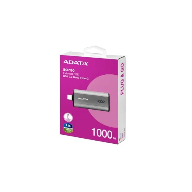 ADATA SC750 1 TB USB Tipo C 3.2 Gen 2 (3.1 Gen 2) Negro image 4