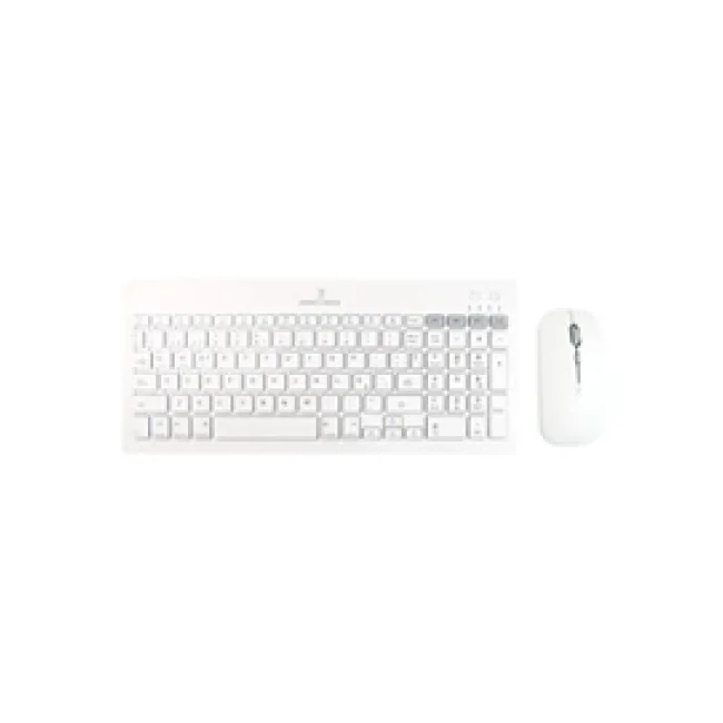 Perfect Choice PC-201380 teclado Ratón incluido Universal RF inalámbrico + bluetooth Blanco
