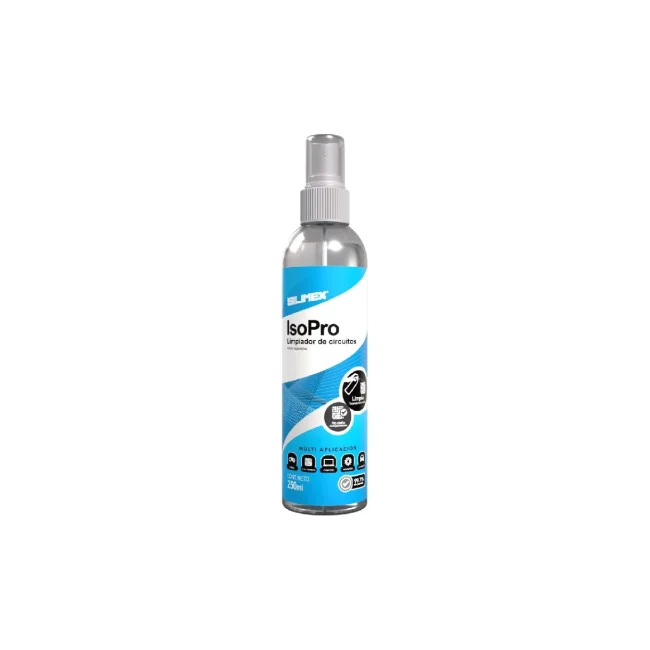 ALCOHOL ISOPROPÍLICO | SILIMEX | ISOPRO 250 ML | 99.7% DE PUREZA | LIMPIADOR Y PROTECTOR ANTIESTÁTICO PARA PANTALLAS ELECTRÓNICAS Y SUPERFICIES DELICADAS. image 2