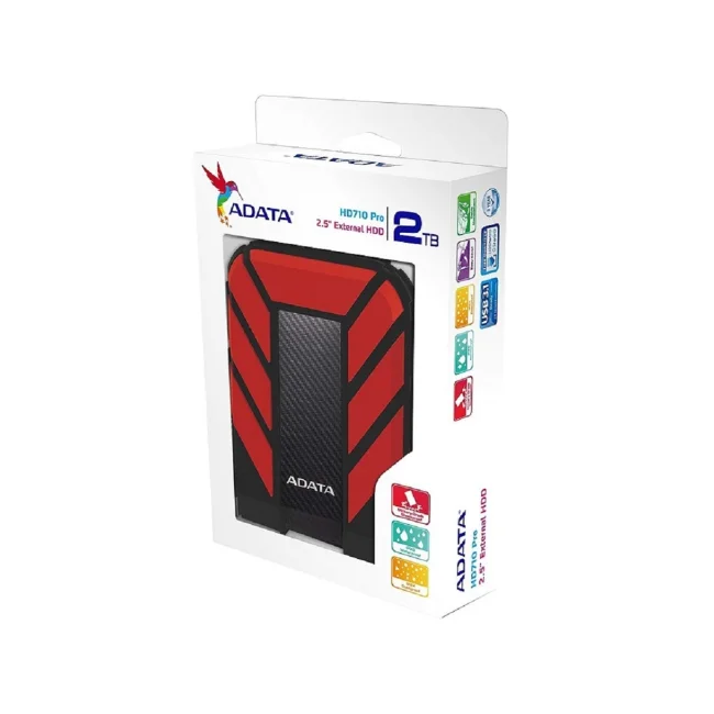 ADATA HD710 Pro disco duro externo 2 TB 2.5" Micro-USB B 3.2 Gen 1 (3.1 Gen 1) Negro, Rojo image 5