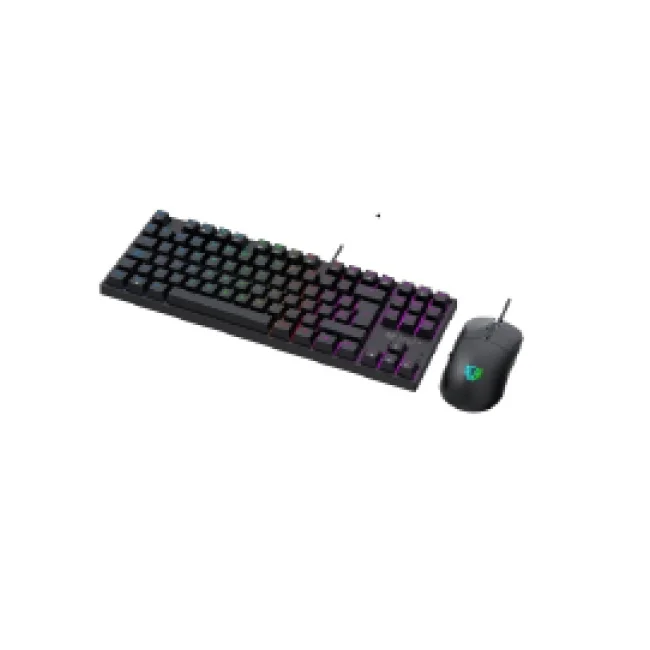Combo Gamer Alámbrico Fusion Vanguard TKL CKG680 / Teclado Mecanico TKL / 88 teclas (26 Antighosting) / Mouse 6D / 3,600 Dpi Ajustable / Backlight
