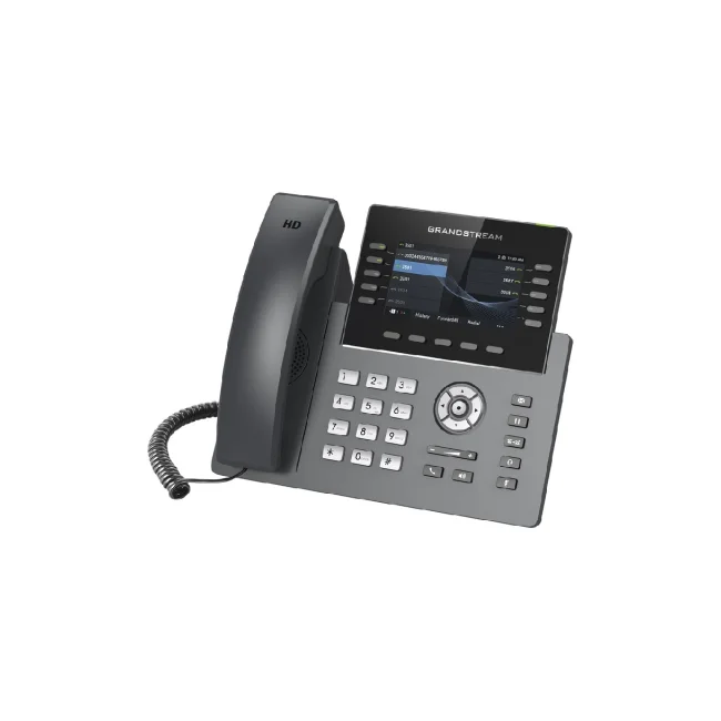 Teléfono IP grado operador de 10 líneas con 5 cuentas SIP, WiFi, Dos pantallas LCD, Bluetooth,  GDMS, Gigabit con Poe image 8