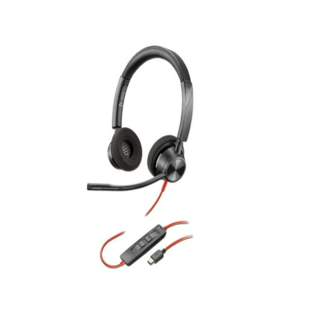 HP Poly Auriculares estéreo USB-C Poly Blackwire 3320 con certificación de Microsoft Teams + adaptador USB-C/A image 5