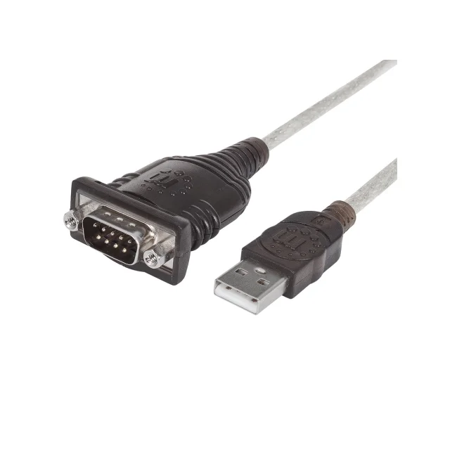 Manhattan 151856 cable serial Plata 0.45 m USB A Serial/COM/RS232/DB9 image 10