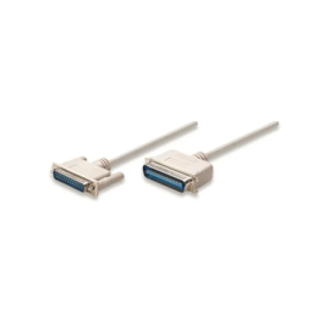 Manhattan Printer Cable, 1.8m cable paralelo Blanco image 2