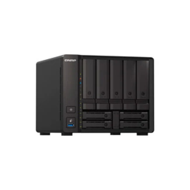 QNAP TS-h973AX NAS Tower Ryzen Embedded V1500B 8 GB DDR4 0 TB QuTS hero Negro image 2