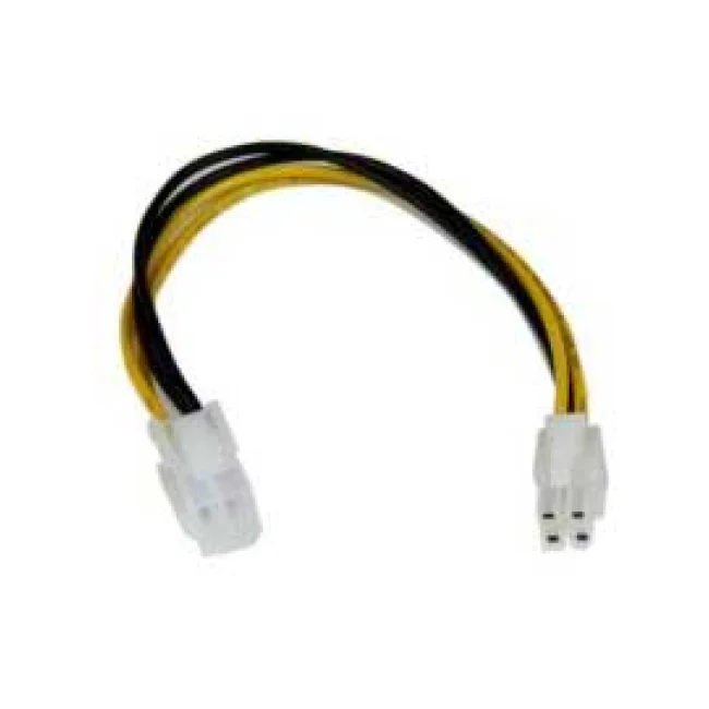 StarTech.com Cable 20cm ATX Extensión Macho a Hembra 4 Pines de Placa Madre Corriente Poder Interno P4 image 2