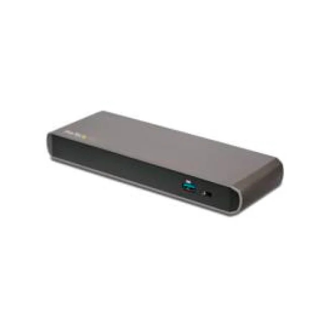 StarTech.com Docking Station Thunderbolt 3 para Laptop y 2 Monitores 4K 60Hz con DisplayPort - Entrega de Potencia (PD) de 85W - Hub de 3 Puertos USB 3.0, Ethernet, Audio -Dock TB3 - Windows & Mac