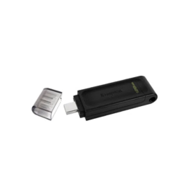 Kingston Technology DataTraveler 70 unidad flash USB 128 GB USB Tipo C 3.2 Gen 1 (3.1 Gen 1) Negro