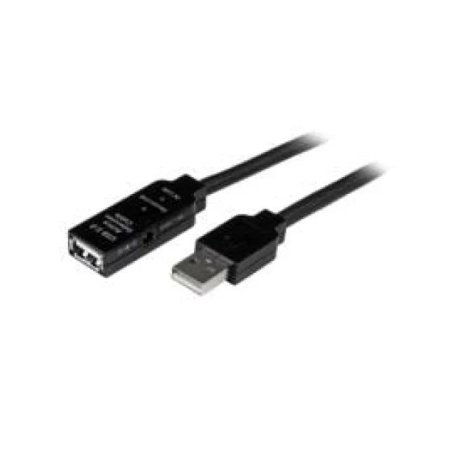 StarTech.com 10m, USB2.0 - USB2.0 cable USB USB A 0.48 Gbit/s Negro image 2