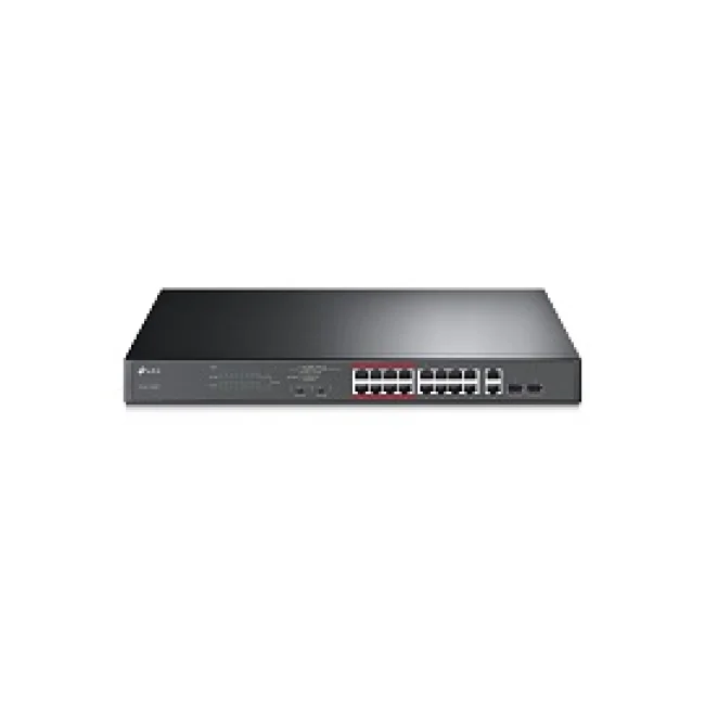 TP-Link TL-SL1218MP dispositivo de redes No administrado Fast Ethernet (10/100) Energía sobre Ethernet (PoE) Negro image 4