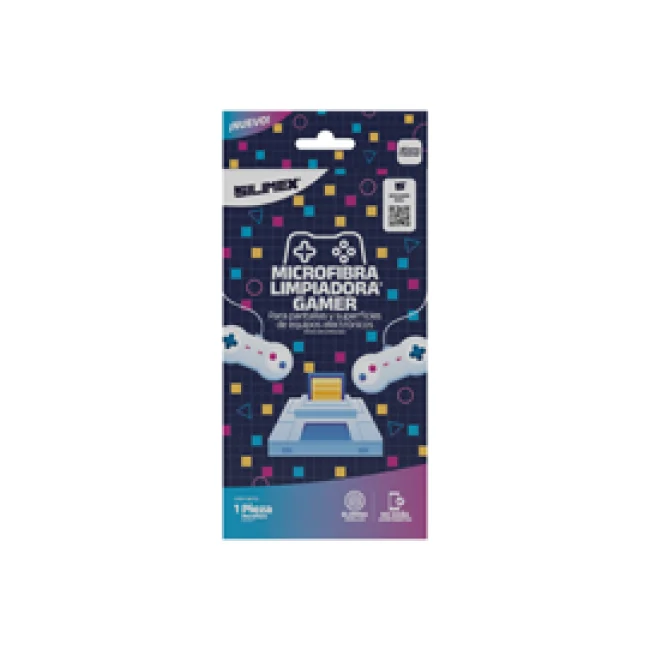 MICROFIBRA | SILIMEX | MICROFIBRA GAMER 30X30 | ELIMINA GRASA, QUITA PELUSA, LIMPIA Y SECA FÁCILMENTE SIN RAYAR TODOS TUS DISPOSITIVOS