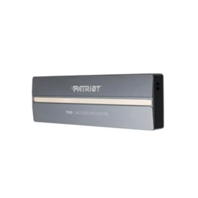 CARCASA PATRIOT TXD PV810 PARA SSD M.2 PCIE GEN 3X4 NVME 1.3 USB 3.2 USB TIPO C WINDOWS MAC OS LINUX ANDROID, (PV810UPNGM)