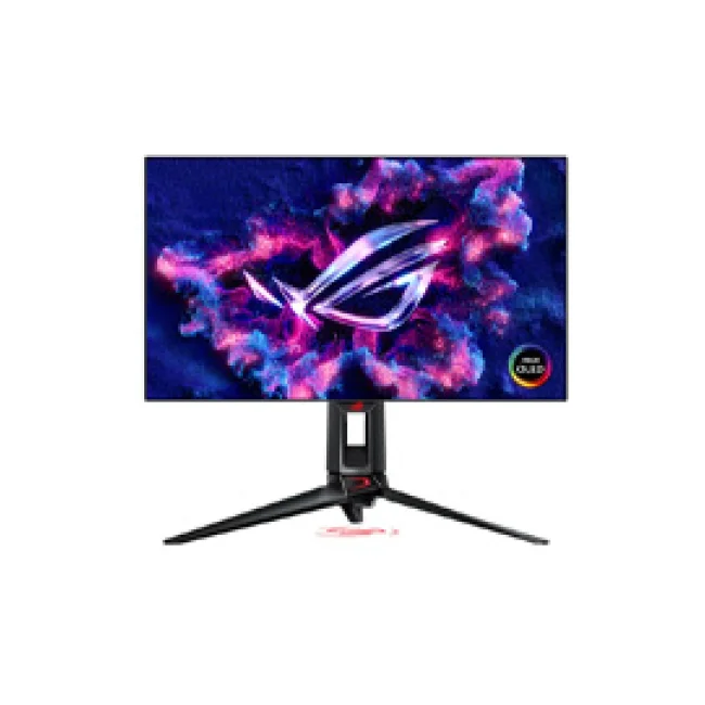 MONITOR GAMER ASUS ROG SWIFT OLED PG27AQDP /26.5 /2560X1440 /TR 0.03MS /480HZ /2X HDMI 2.1 /DP /VESA /PIVOTEABLE /G-SYNC