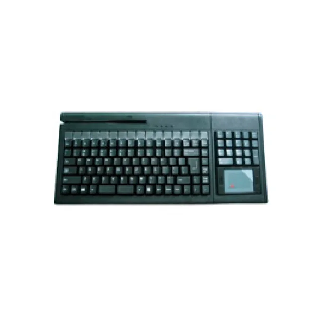 TECLADO POS EC LINE EC-KBS128MT, NEGRO, 128 TECLAS, TOUCH PAD, USB