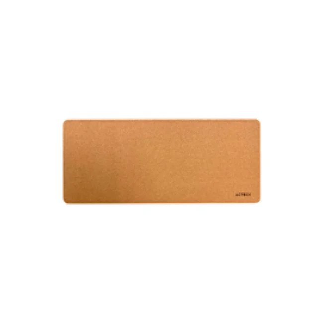 MOUSEPAD ACTECK VIBE LEATHER TP676LC / ALFOMBRILLA MOUSE PAD / CUERO SINTETICO PU, CORCHO / 80 X 35 CM / DOBLE CARA / COLOR CAMEL - CORCHO / AC-940993