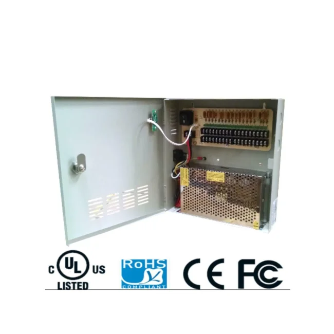 SAXXON PSU1220D18 - Fuente de 12 vcd/ 20 Amperes/ Para 18 Camaras/ 1.1 Amper por Canal/ Protección contra Sobrecargas/ Certificación UL/ image 3