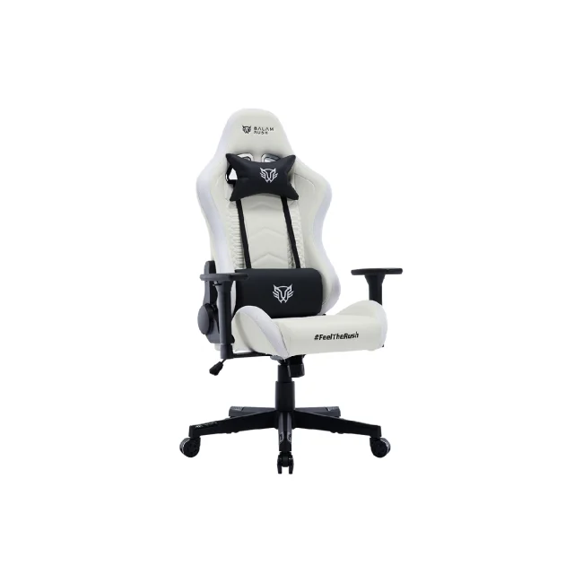 SILLA GAMER BALAM RUSH LIGHTNING RUSH V2 FROST HASTA 150KG BLANCO image 6