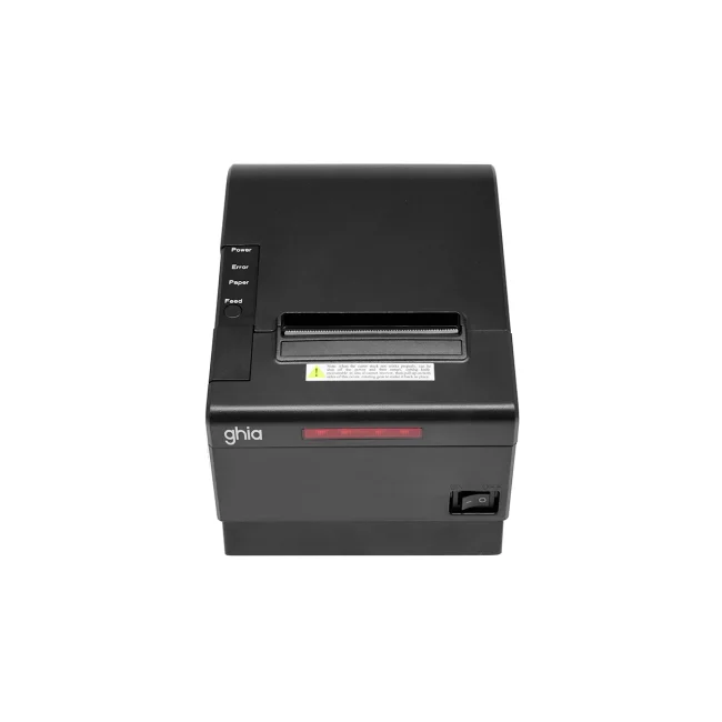 MINIPRINTER TERMICA COCINA GHIA GTP802 / 80 MM / ALARMA LUZ Y SONIDO / USB, ETHERNET, RJ11 / AUTOCORTADOR / 150MMS / NEGRA image 4