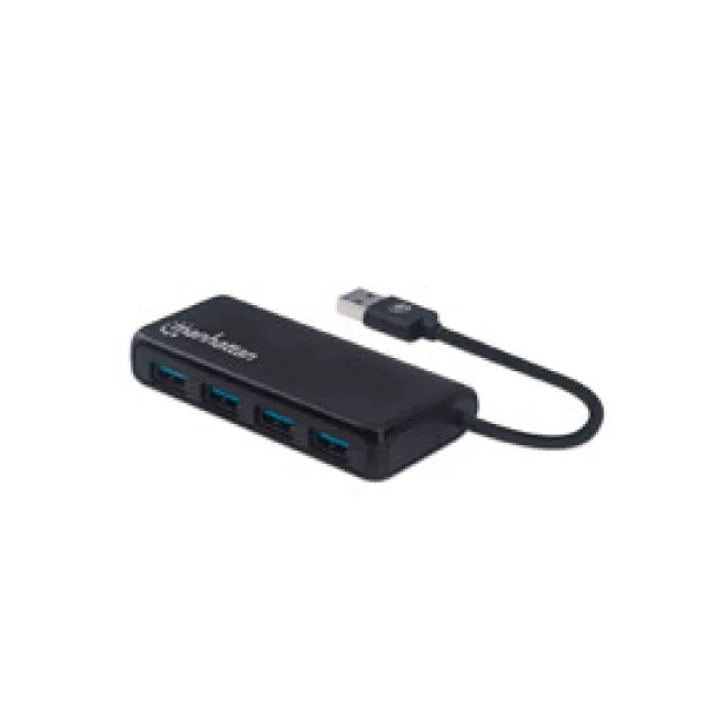 Manhattan Hub USB 3.2 Gen 1 de 4 puertos USB-A