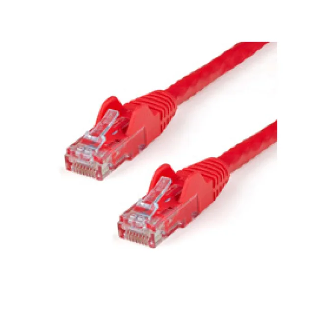 StarTech.com Cable de Red Gigabit Ethernet 15m UTP Patch Cat6 Cat 6 RJ45 Snagless Sin Enganches - Rojo image 2